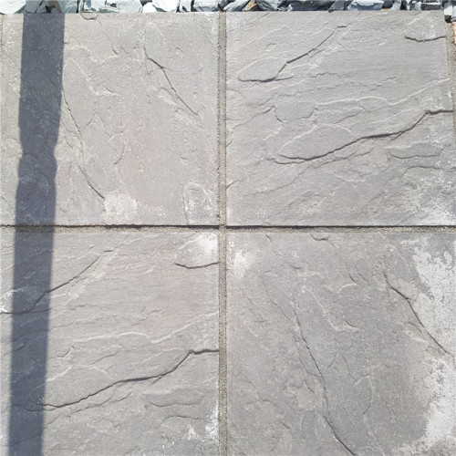 OAKDALE BEDALE RIVEN GREY 450X450X38MM            (48PP)