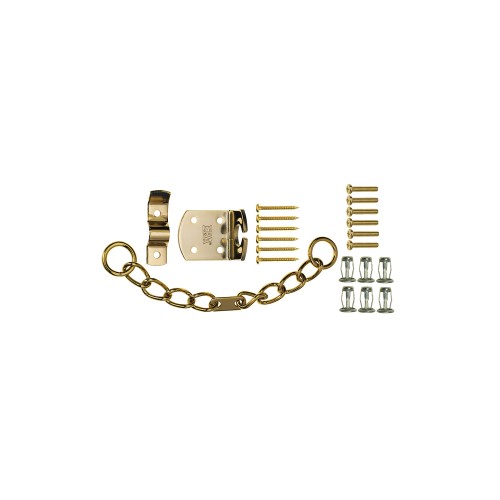 ERA TIMBER/PVCU DOOR CHAIN BRASS