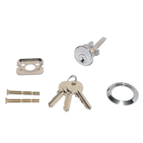 ERA 5-PIN RIM CYLINDER 3 KEYS CHROME