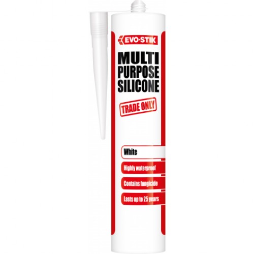 BOSTIK MULTI PURPOSE SILICONE SEALANT E/S CLEAR C20