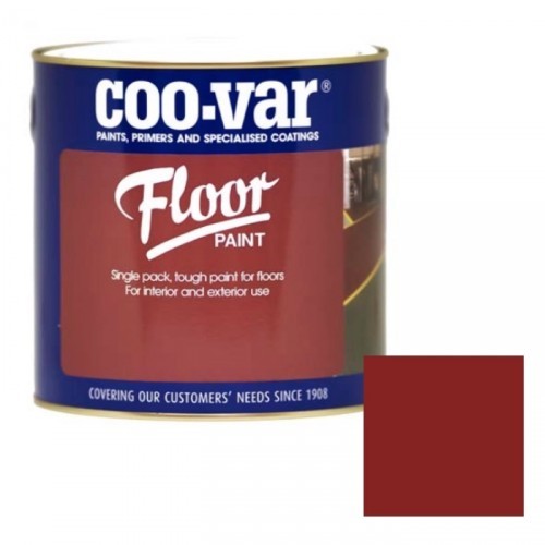 COO-VAR FLOOR PAINT TILE RED 2.5 LTR