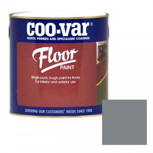 COO-VAR FLOOR PAINT FLINT GREY 2.5 LTR