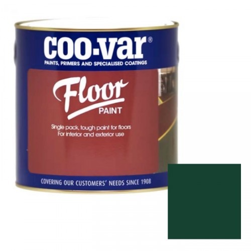 COO-VAR FLOOR PAINT FOREST GREEN 2.5 LTR 