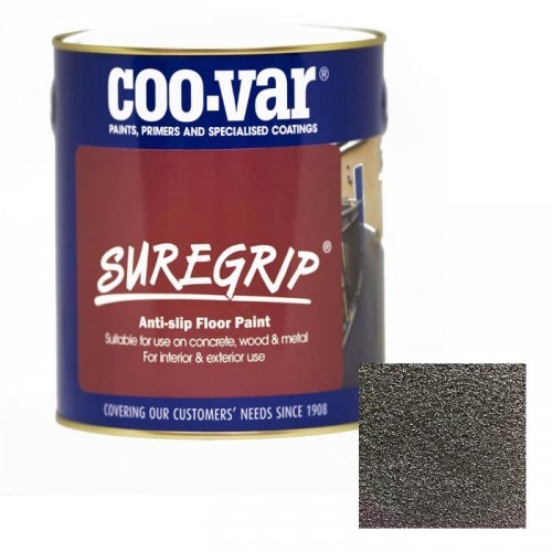 COO-VAR SURE GRIP ANTI-SLIP FLOOR PAINT GREY 1 LTR