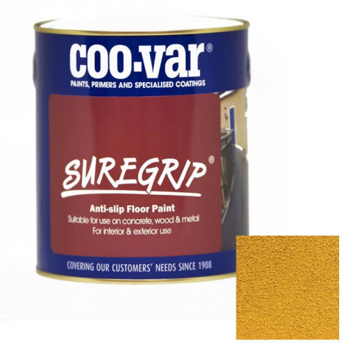 COOVAR SURE GRIP ANTISLIP FLOOR PAINT YELLOW 5 LTR West BS Live