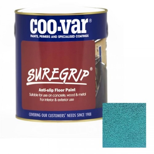 COO-VAR SURE GRIP ANTI-SLIP FLOOR PAINT BLUE 5 LTR