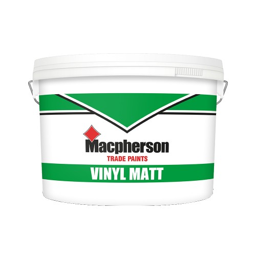 MACPHERSON VINYL MATT EMULSION BRILLIANT WHITE 10L