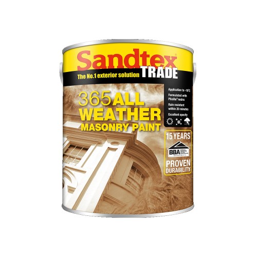 SANDTEX TRADE 365 MAGNOLI ALL WEATHER MASONARY PAINT 5L