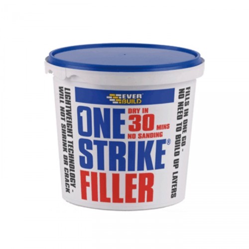 EVERBUILD ONE STRIKE MULTI-PURPOSE READY TO USE FILLER WHITE 1L 