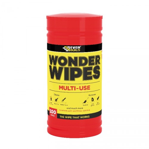 EVERBUILD WONDER WIPES MULTI-USE CLEANING WIPES 100 PACK