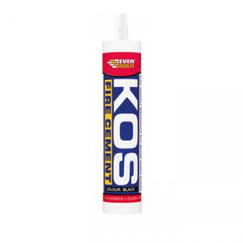 EVERBUILD KOS FIRE CEMENT CARTRIDGE BLACK 300ML