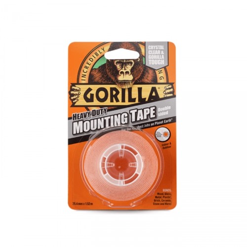 GORILLA MOUNTING TAPE CRYSTAL CLEAR