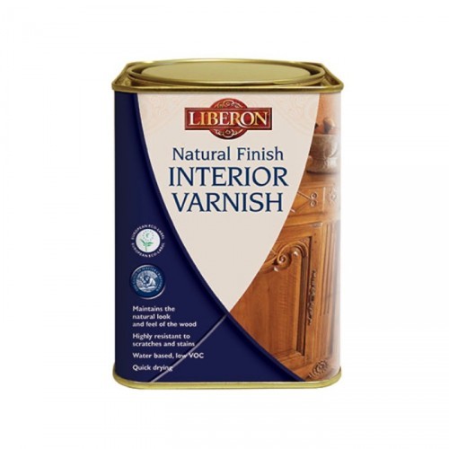 LIBERON NATURAL FINISH INTERIOR VARNISH CLEAR/MATT  1L