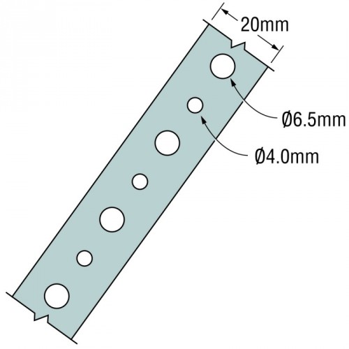 FIXING BAND 10MX20MM  