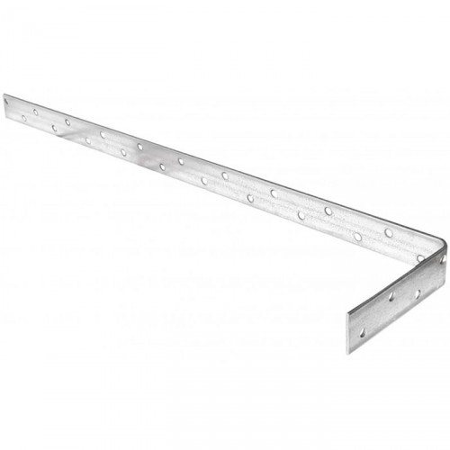 HEAVY DUTY L SHAPED ROOF STRAP 1200MM OVERALL BENT AT 100MM 30X5MM