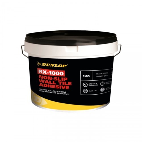 DUNLOP NON-SLIP WALL TILE ADHESIVE 5KG RX-1000     32321