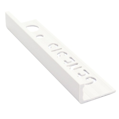 GENESIS STRAIGHT EDGE TRIM WHITE 2.5MX10MM