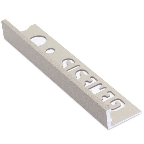 GENESIS STRAIGHT EDGE TILE TRIM BATHSTONE 2.5MX12MM