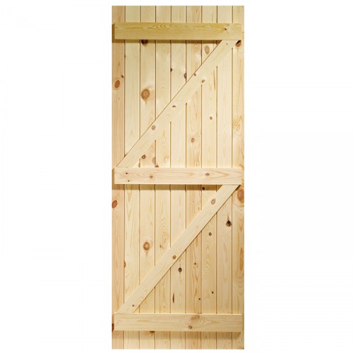 XL JOIN LEDGE & BRACED EXTERNAL DOOR 6'6"X2'6"