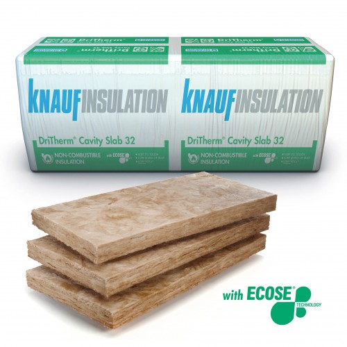 KNAUF DRITHERM 32 CAVITY SLAB 2.18M2     (GREEN)       125MM