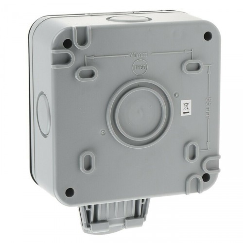 STORM 1G DP SWITCH IP66 SOCKET 13AMP