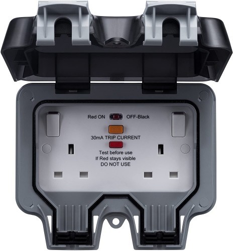 STORM 2G RCD SOCKET IP66 13AMP