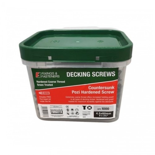 DECKING SCREW 4.5X60MM BOX 200