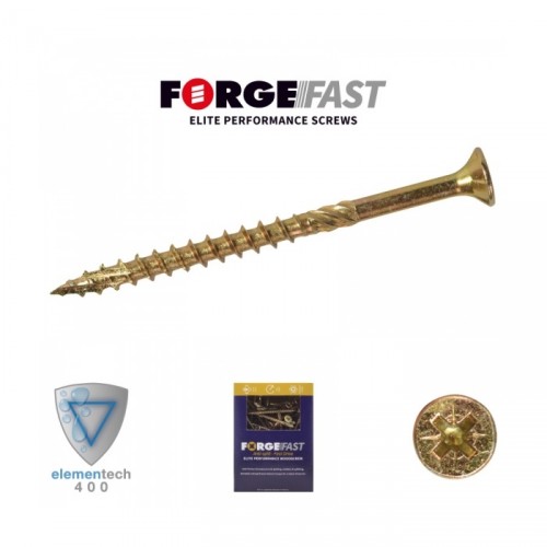 FORGEFAST ZY ELITE WOODSCREW 3.5X30 BOX OF 200