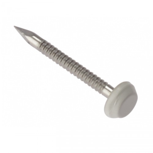 FORGEFIX POLYTOP PINS 30MM WHITE BOX OF 250