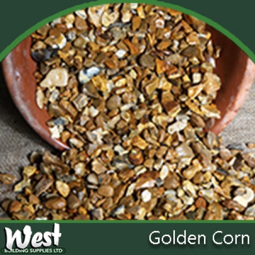 GOLDEN CORN GRAVEL 20MM BULK BAG