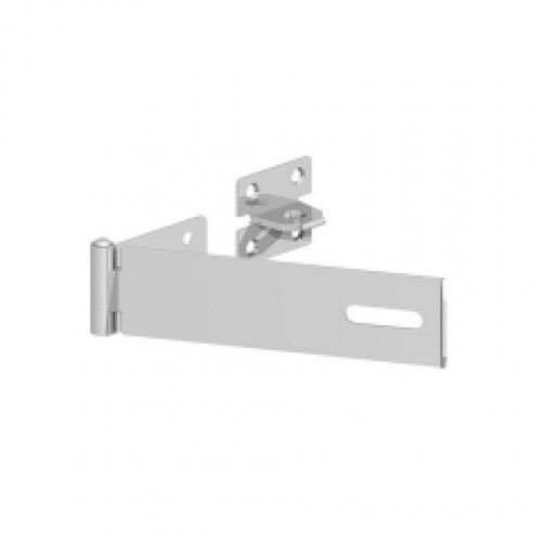 GATEMATE SAFETY HASP & STAPLE 6" BRIGHT ZINC PLATED