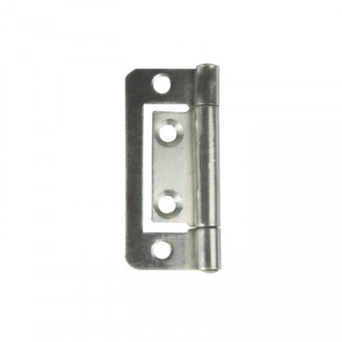 FLUSH HINGE 40MM ZINC PLATED