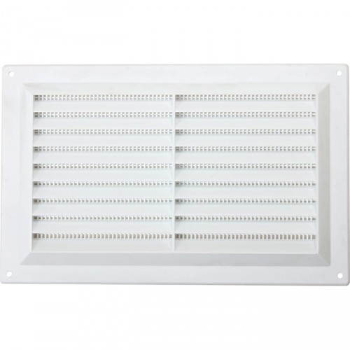 MAP WHITE PLASTIC LOUVRE VENT 9 X 6