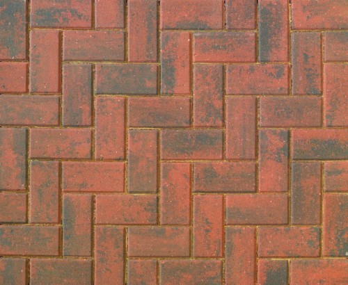 BLOCK PAVING OMEGA BRINDLE 200X100X50MM 