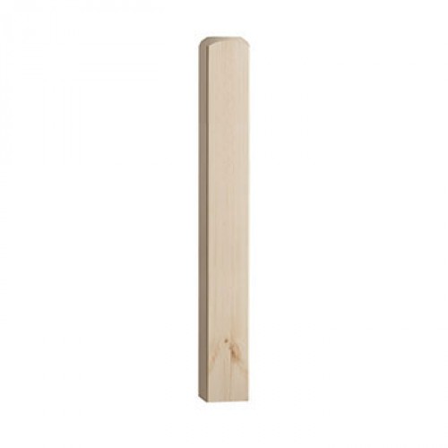 PINE NEWEL BASE 915X91X91MM