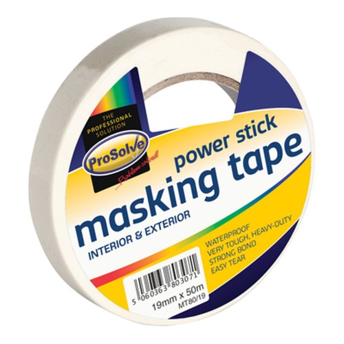 PROSOLVE MASKING TAPE 80 19MMX50M               MT80/19