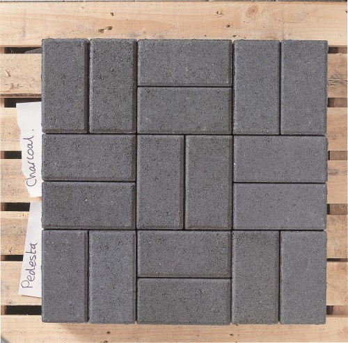 TOBERMORE 50MM PAVING PEDESTA 200X100X50MM CHARCOAL