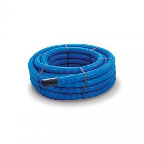 MEDIUM DENSITY PIPE BLUE 25MMX100M