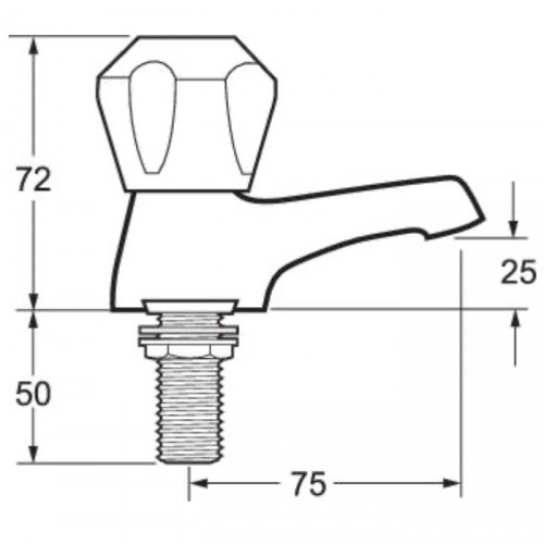 METHVEN/DEVA PROFILE STANDARD BASIN TAPS