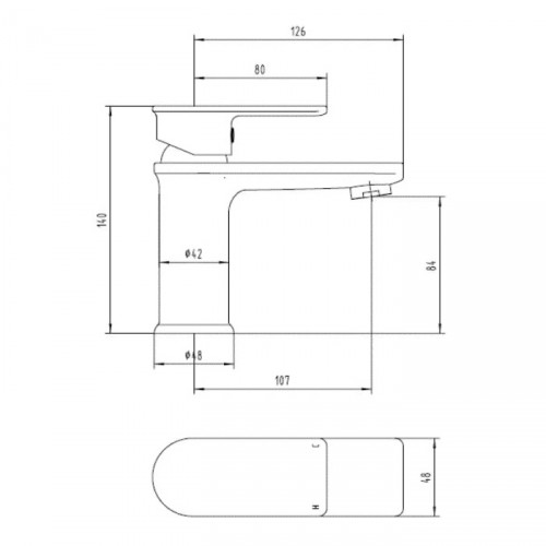 METHVEN/DEVA ZONOS BASIN MIXER 