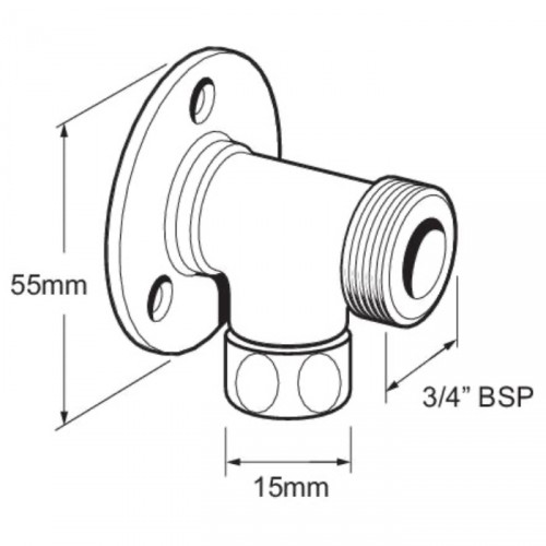 METHVEN/DEVA EXPOSED ELBOWS FOR BAR SHOWERS