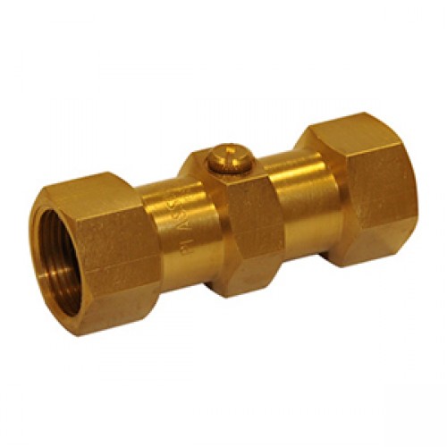 PLASS 1" DIA DZR DOUBLE CHECK VALVE