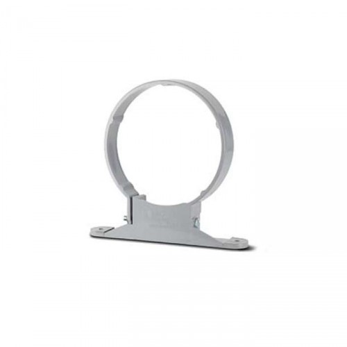 PLASTIC PIPE CLIP 110MM GREY