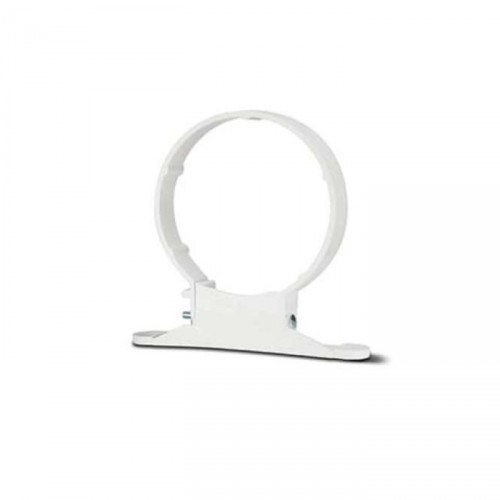 PLASTIC PIPE CLIP 110MM WHITE