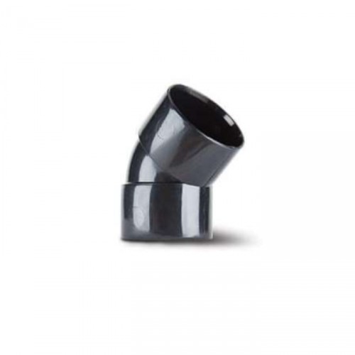 OBTUSE BEND 40MM 90 DEG BLACK