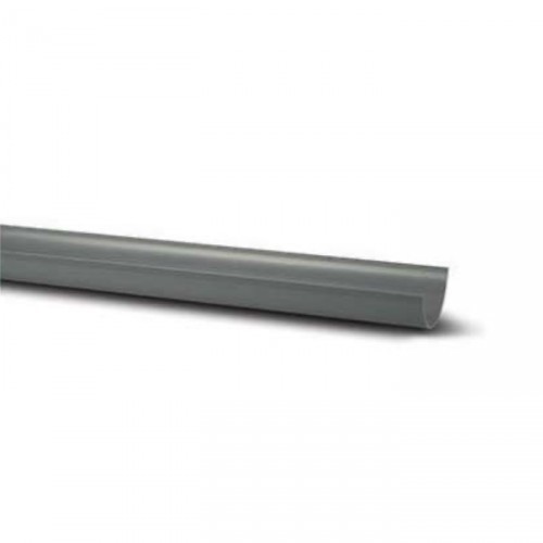 POLY HR GUTTER GREY RR101 112MM 4M 