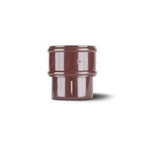POLY PIPE STANDARD CONNECTOR BROWN RR125 68MM
