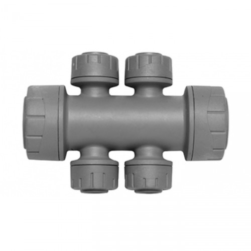 PLUMB MANIFOLD 4 PORT 22X10 (SOCKET/SOCKET)