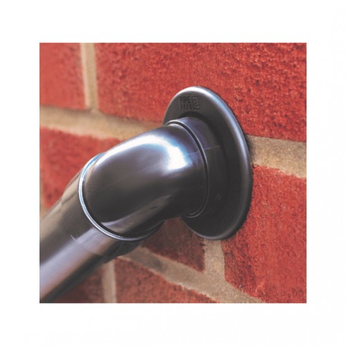 PIPESNUG 32MM WASTE BLACK PSSP2