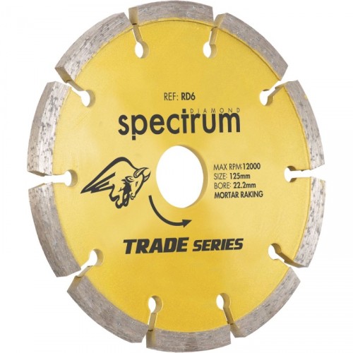 OX RD6 TRADE MORTAR RAKE DIAMOND BLADE 115MM